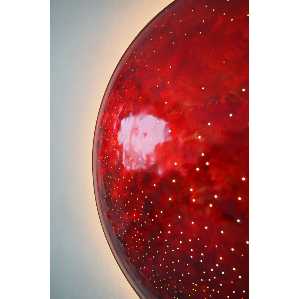 Светильник настенный «Красная Планета»