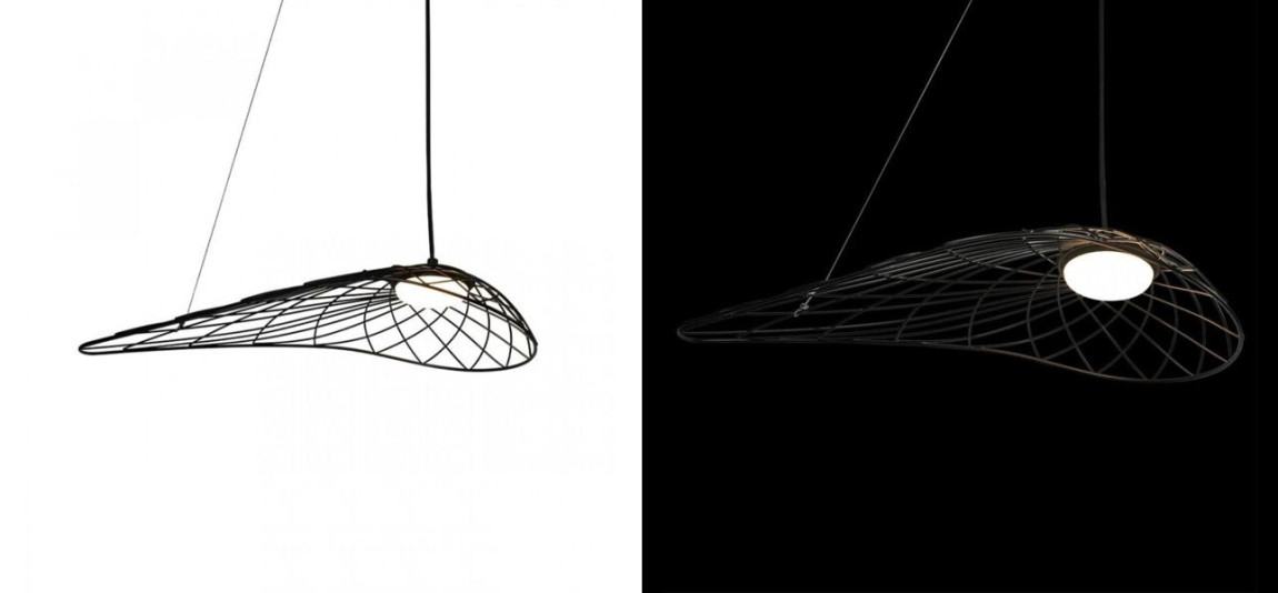 Светильник подвесной Friture Vertigo Pendant Black 57 см