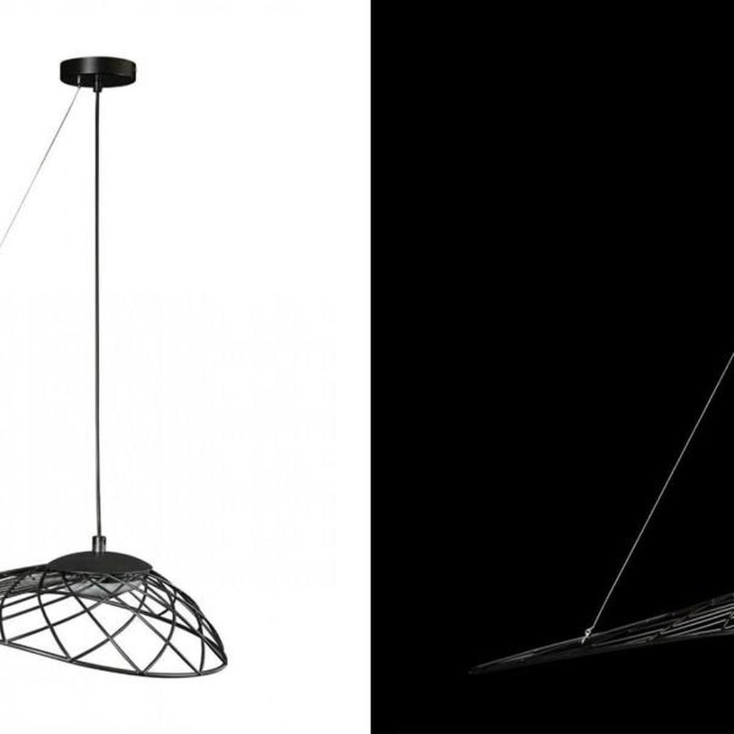 Светильник подвесной Friture Vertigo Pendant Black 57 см