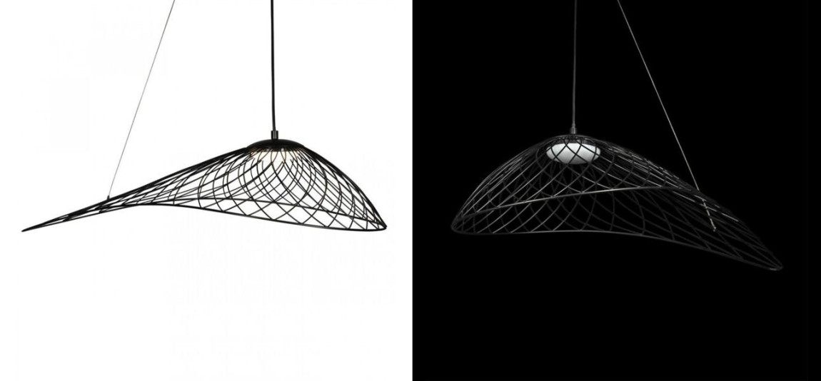 Светильник подвесной Friture Vertigo Pendant Black 75 см