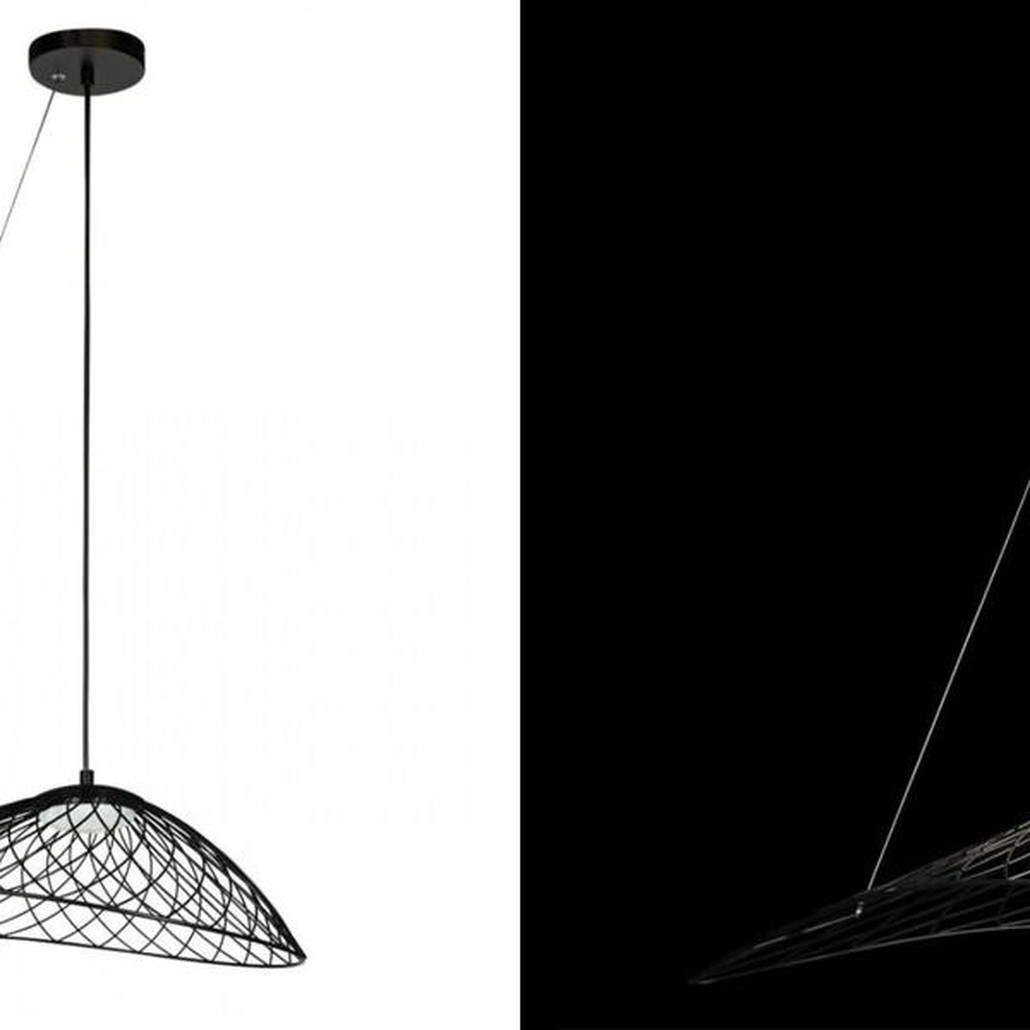 Светильник подвесной Friture Vertigo Pendant Black 75 см