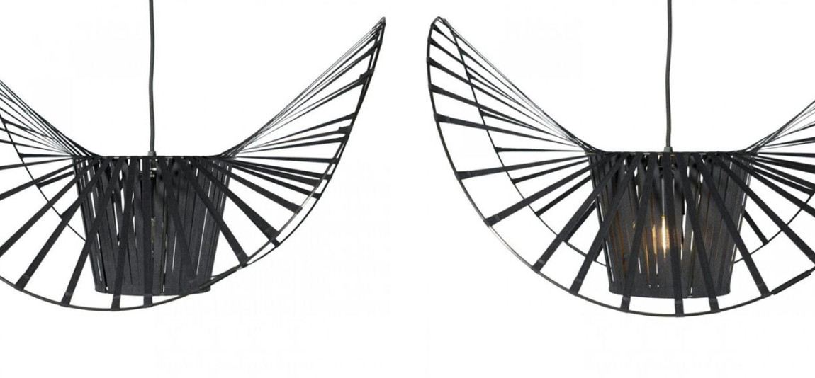 Светильник подвесной Friture Vertigo Pendant Black диаметр 60
