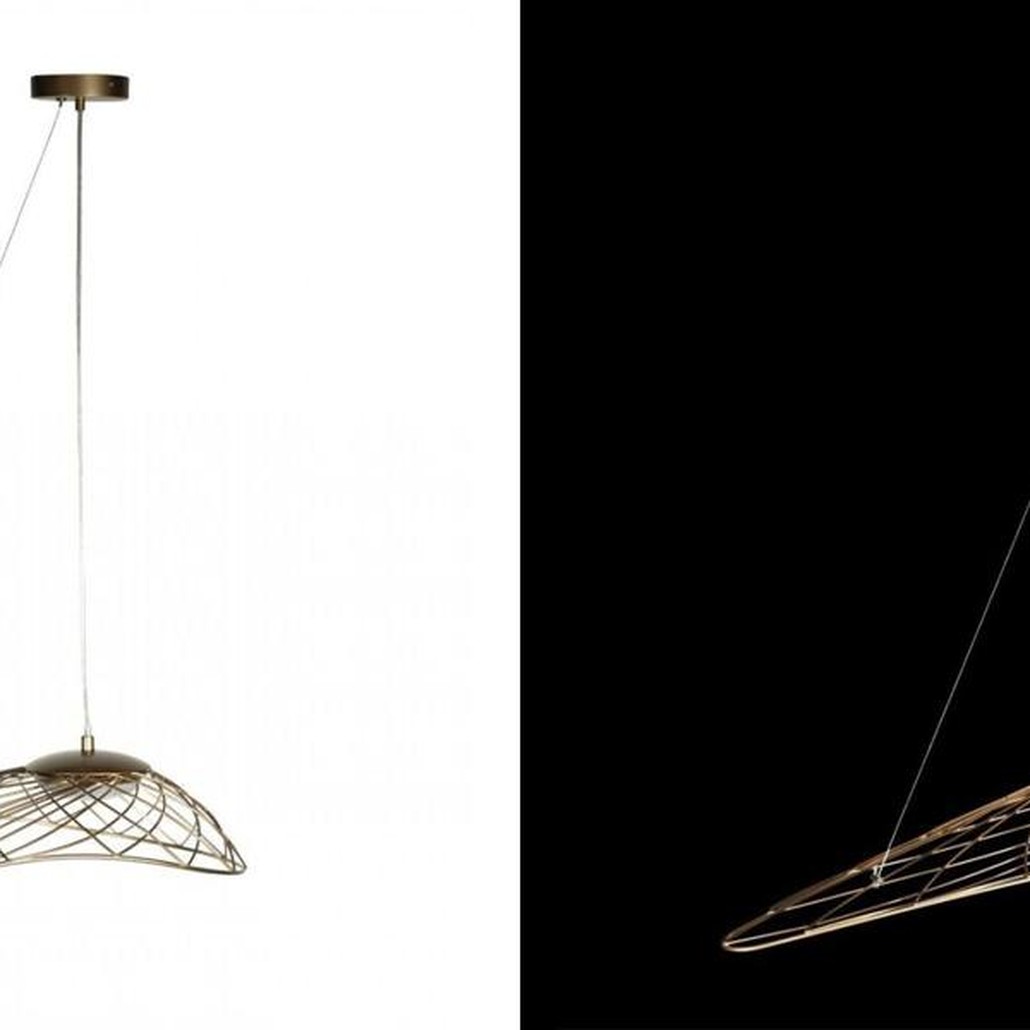 Светильник подвесной Friture Vertigo Pendant Gold 57 см