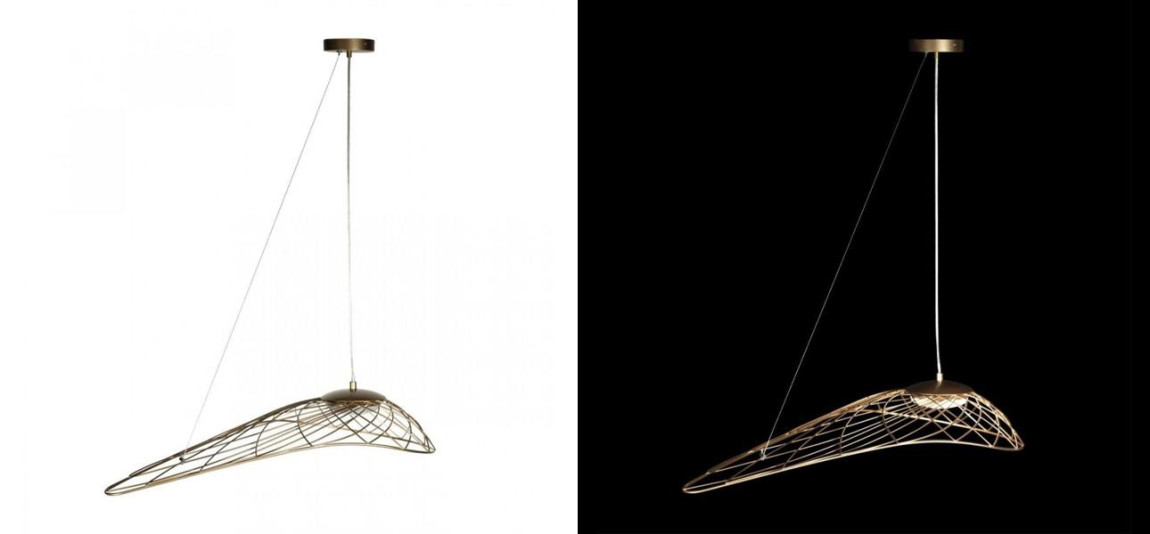 Светильник подвесной Friture Vertigo Pendant Gold 57 см
