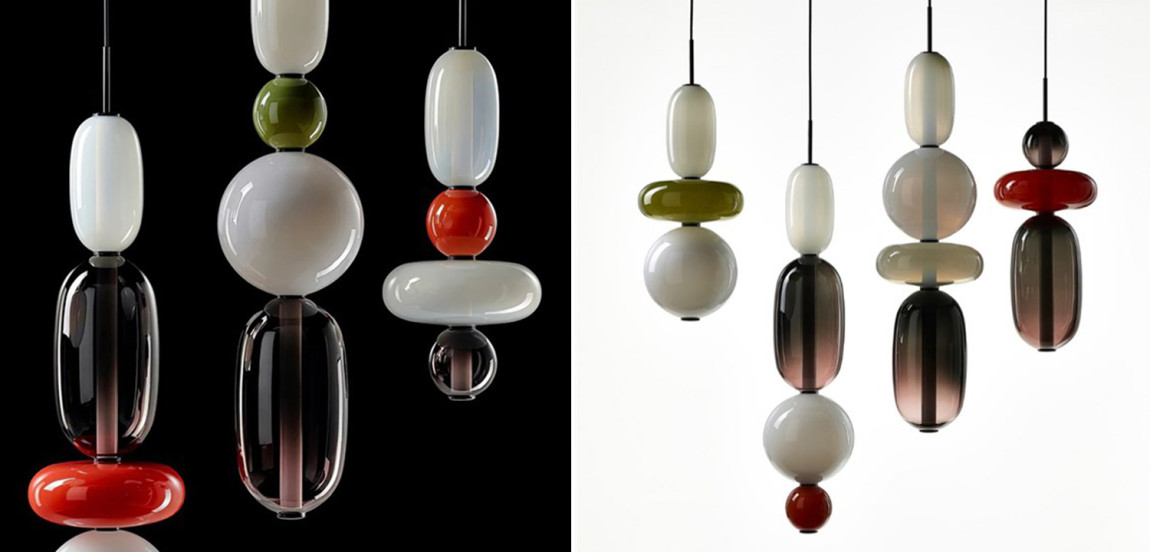 Светильник подвесной Pebbles E в стиле Bomma