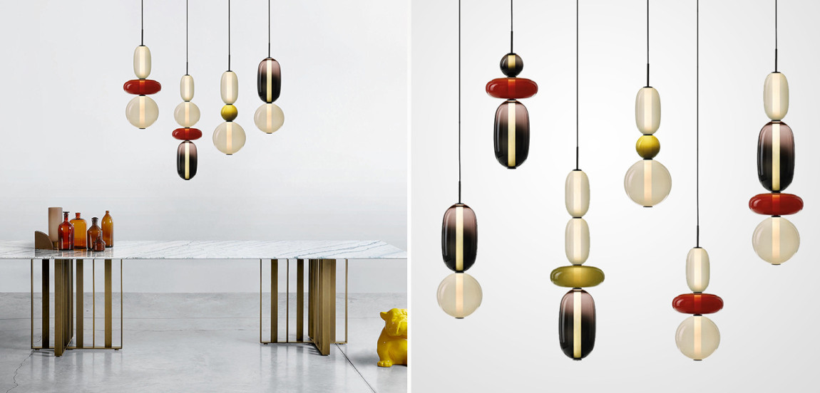 Светильник подвесной Pebbles С в стиле Bomma