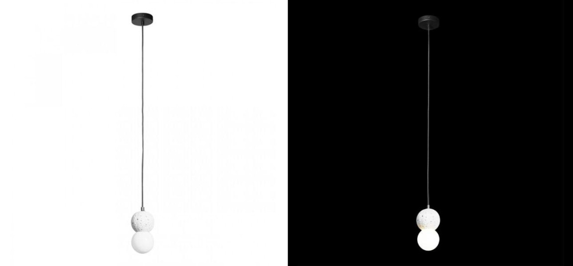 Светильник подвесной Sea foam White диаметр 10