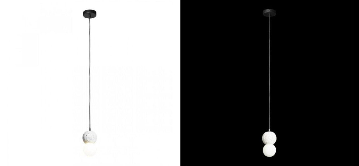 Светильник подвесной Sea foam White диаметр 10