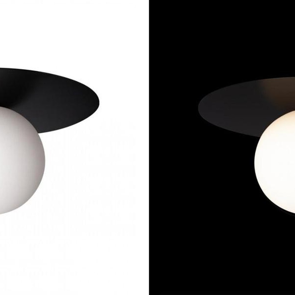 Светильник потолочный MATISSE Black 25 см