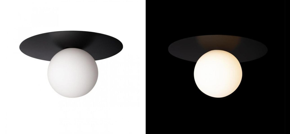 Светильник потолочный MATISSE Black 25 см