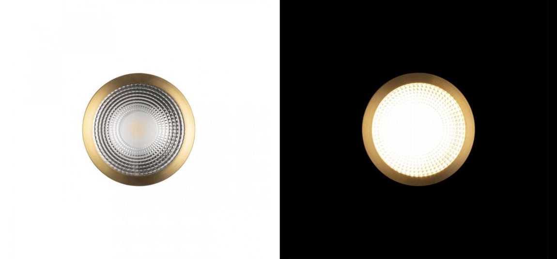 Светильник потолочный Top View Gold 35 см