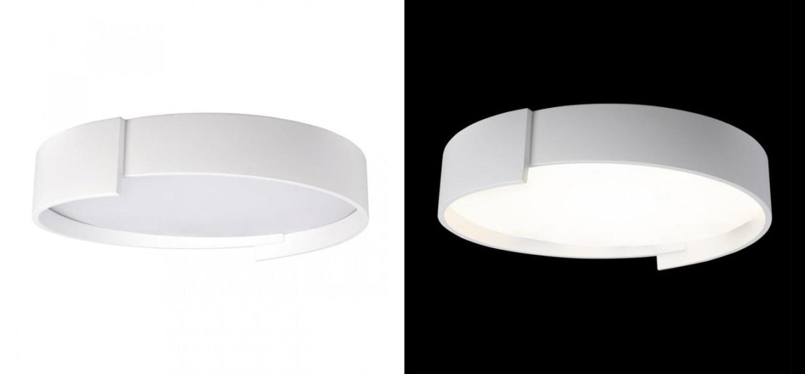 Светильник потолочный круглый Assol cup White диаметр 50