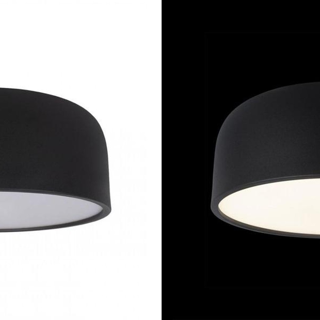 Светильник потолочный круглый Color cup Black
