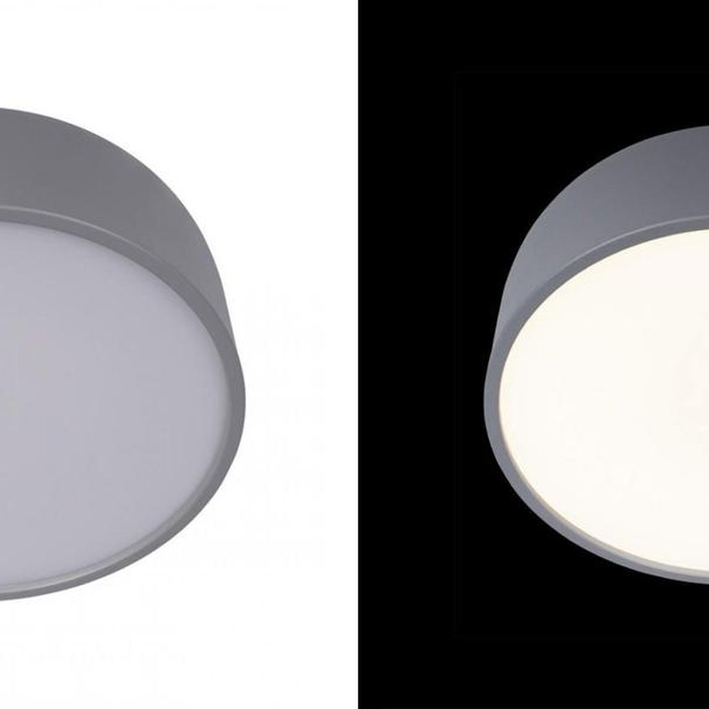 Светильник потолочный круглый Color cup Gray