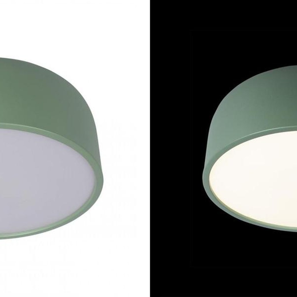 Светильник потолочный круглый Color cup Green