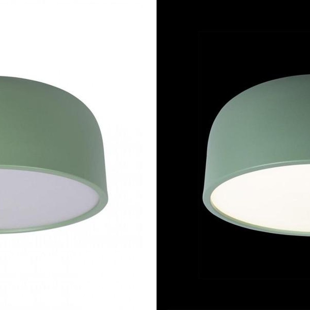 Светильник потолочный круглый Color cup Green