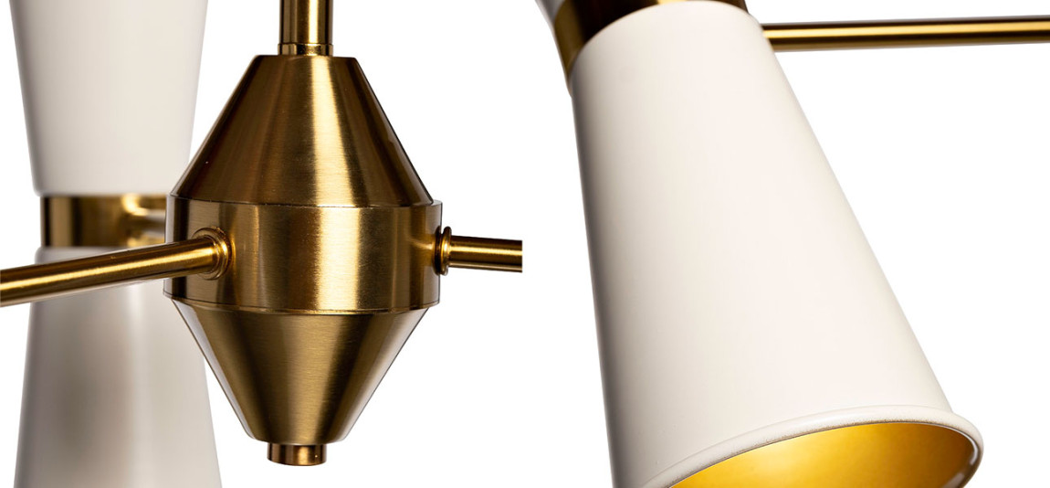 Светильник с тремя плафонами Leela