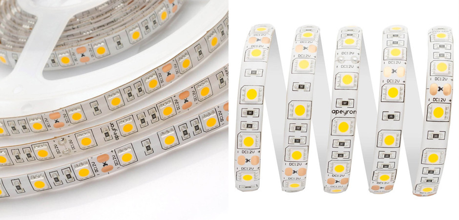 Светодиодная влагозащищенная лента 60Led/m 5050SMD дневной белый 5M
