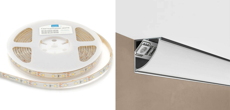 Светодиодная влагозащищенная лента 6W/m 60LED/m 2835SMD теплый белый 5M