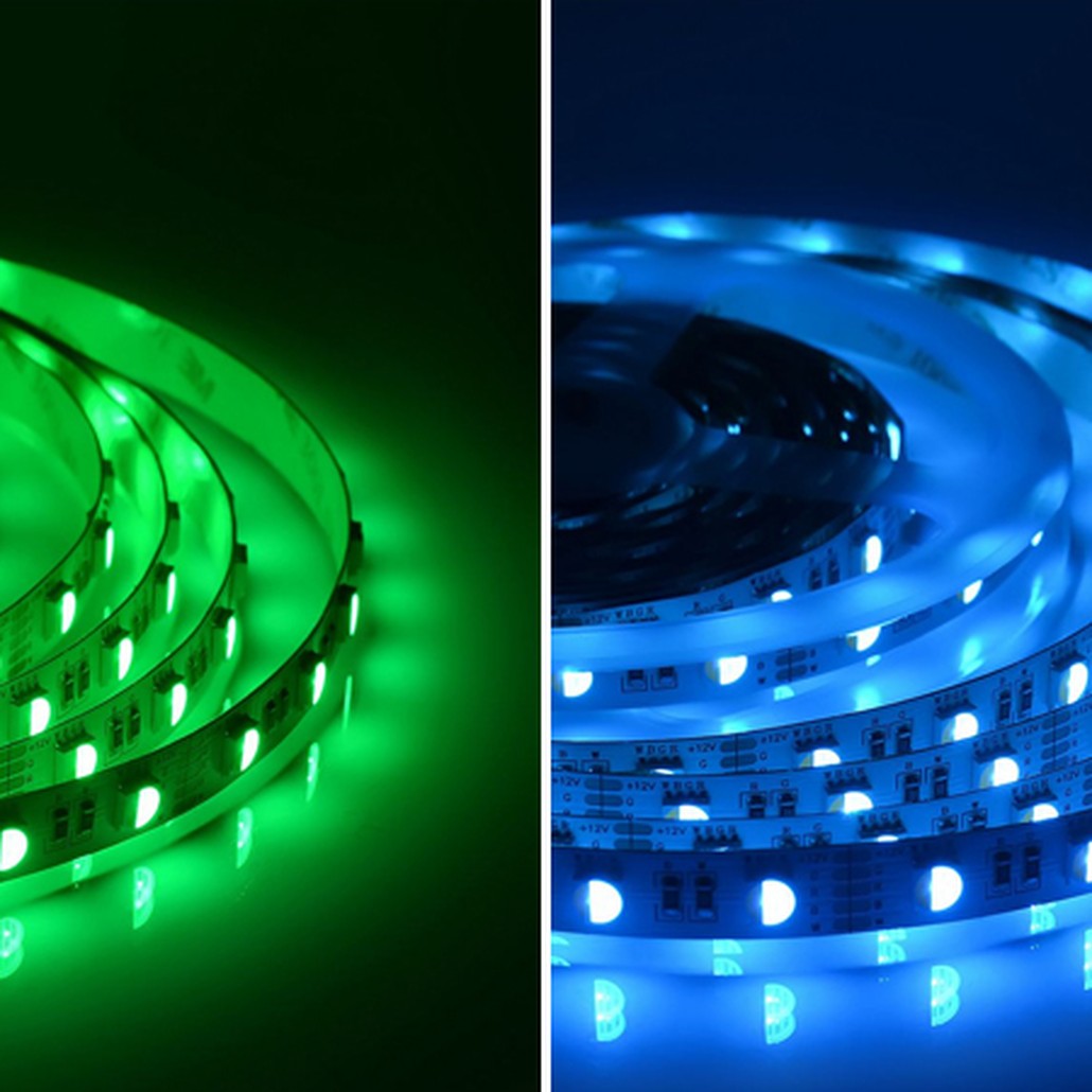 Светодиодная лента 14,4W/m 60LED/m 5050SMD 5м разноцветная