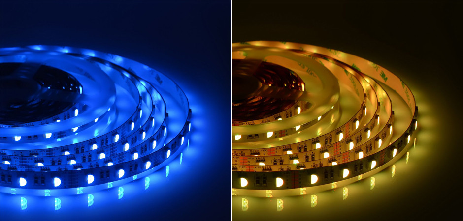 Светодиодная лента 14,4W/m 60LED/m 5050SMD 5м разноцветная