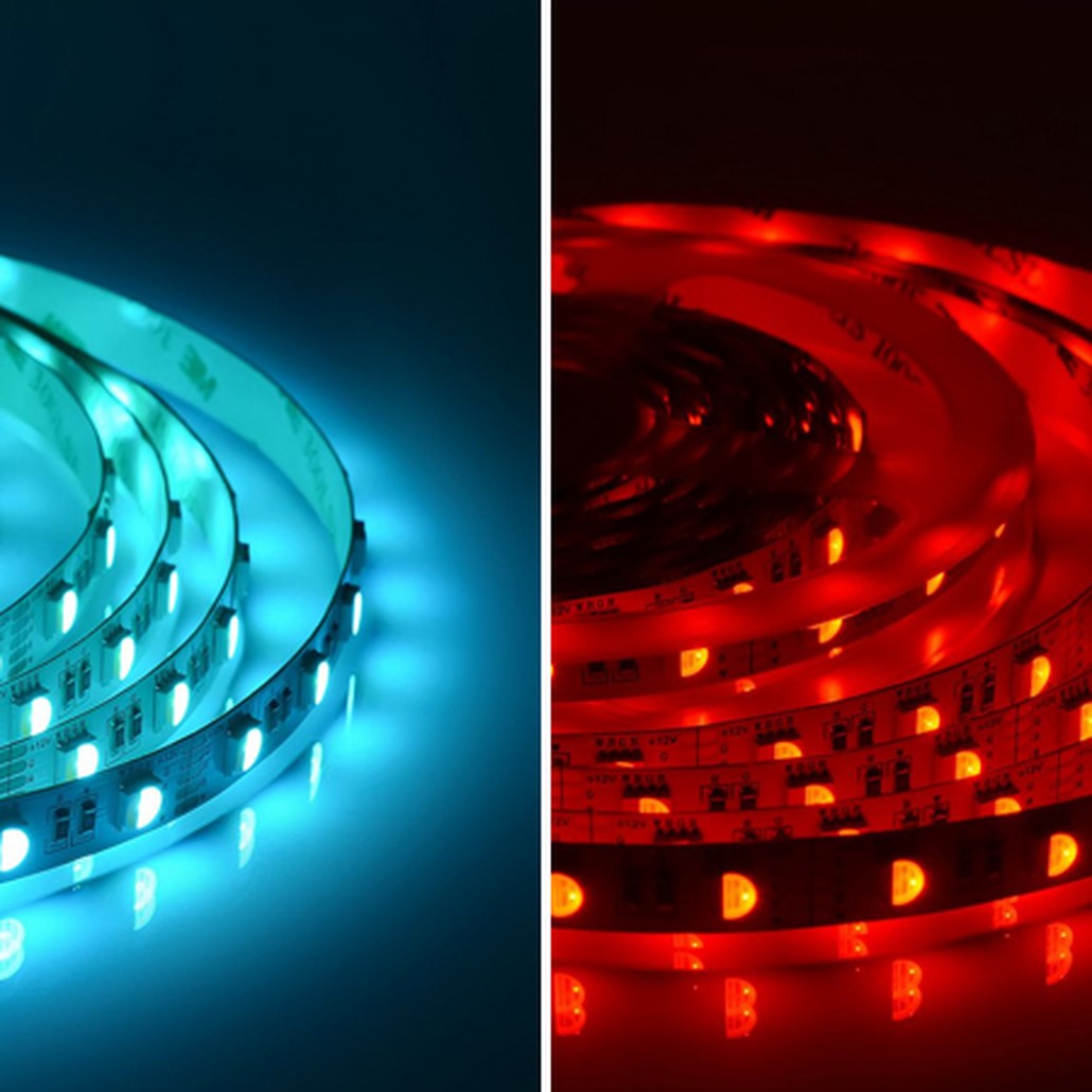 Светодиодная лента 14,4W/m 60LED/m 5050SMD 5м разноцветная