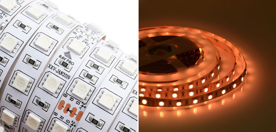 Светодиодная лента 14,4W/m 60LED/m 5050SMD разноцветная