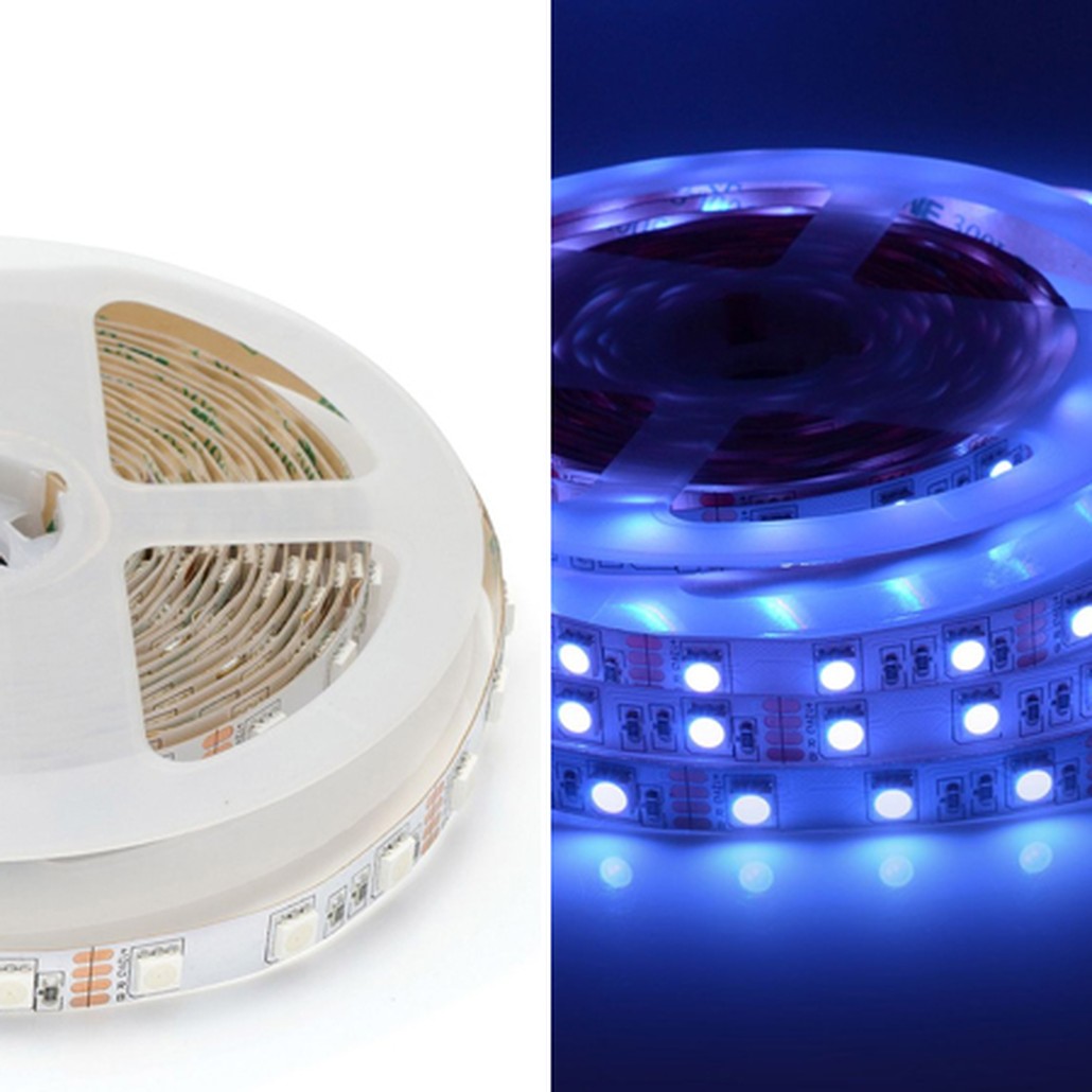 Светодиодная лента 14,4W/m 60LED/m 5050SMD разноцветная 5M