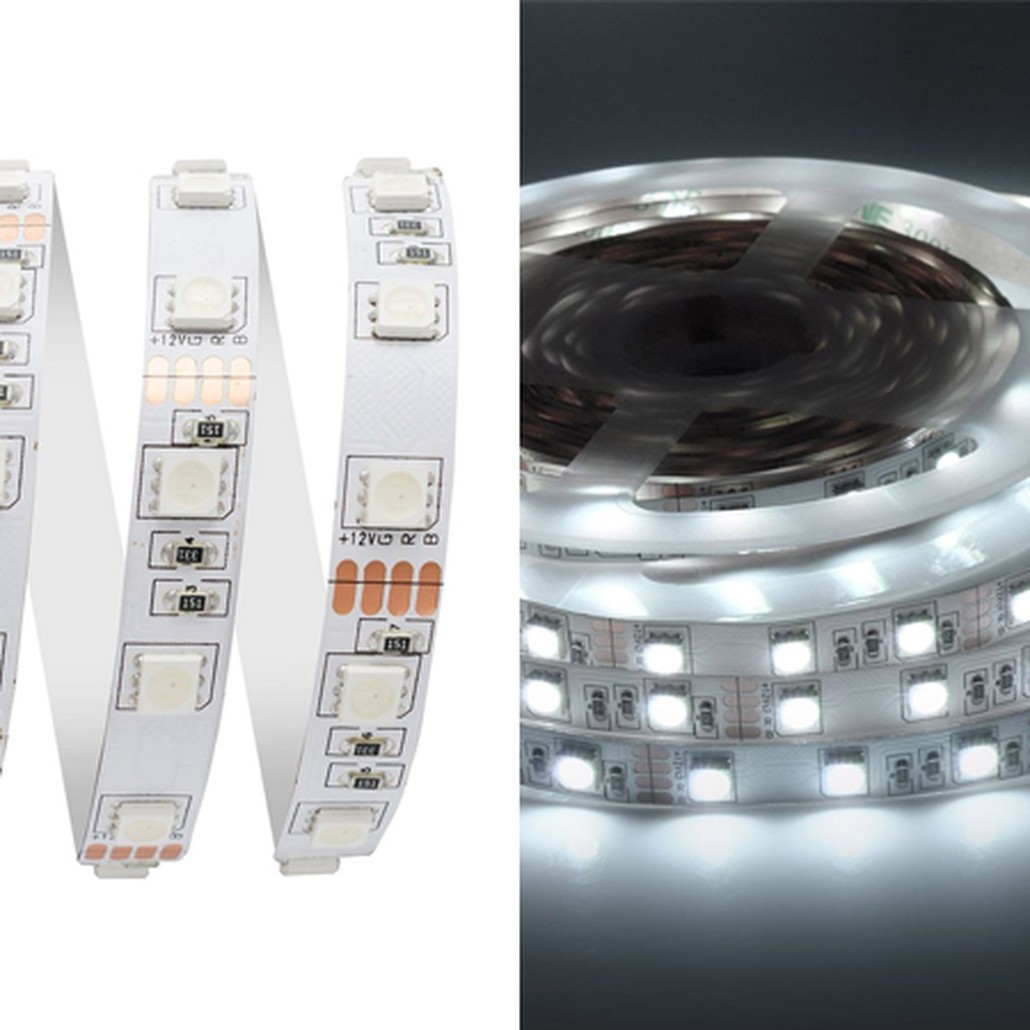 Светодиодная лента 14,4W/m 60LED/m 5050SMD разноцветная 5M