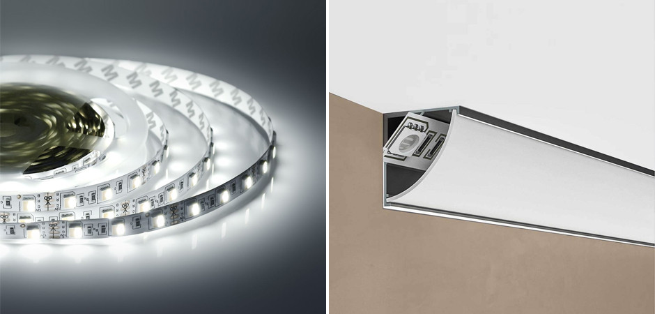Светодиодная лента 14,4W/m 60LED/m 5050SMD холодный белый/теплый белый 5M