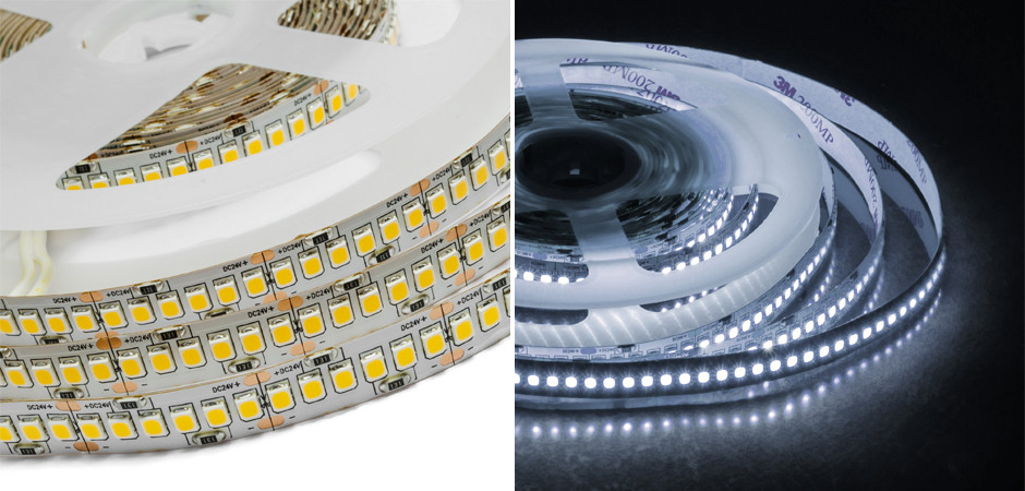 Светодиодная лента 26W/m 240LED/m 2835SMD 5м дневной белый