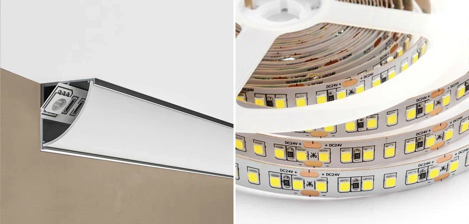 Светодиодная лента 2835SMD холодный белый 5M