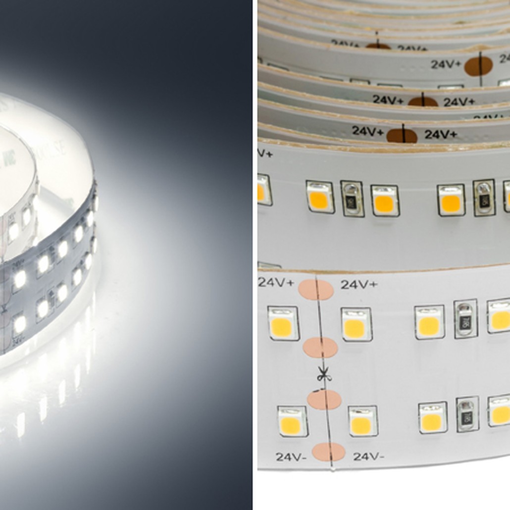 Светодиодная лента 38W/m 240 диодов/2м 2835SMD дневной белый 5M