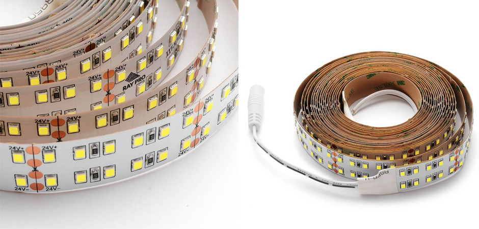 Светодиодная лента 38W/m 240Led/m 2835SMD холодный белый