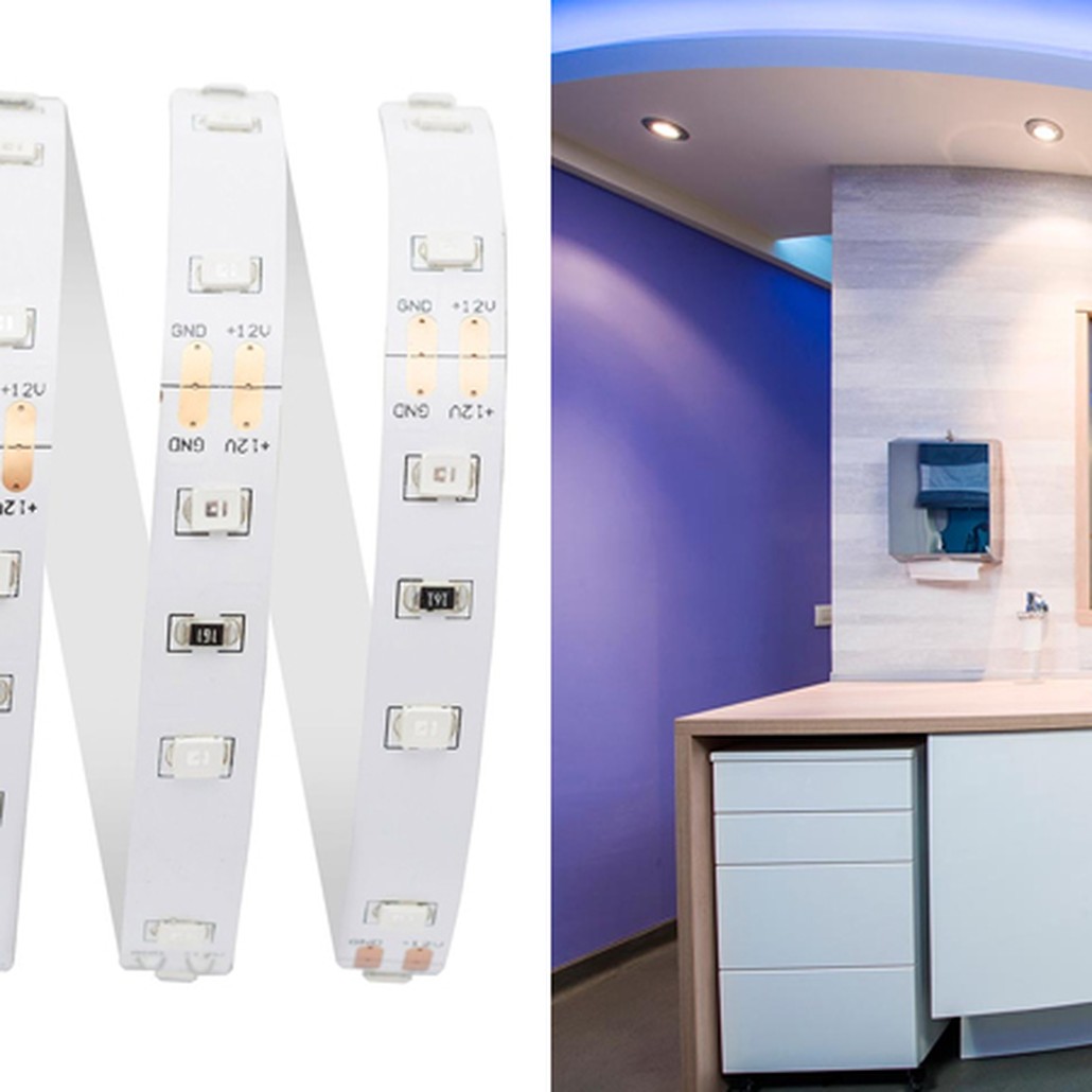 Светодиодная лента 4,8W/m 60LED/m 3528SMD синий