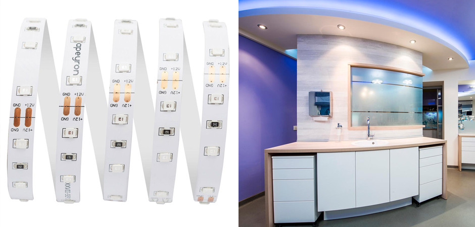 Светодиодная лента 4,8W/m 60LED/m 3528SMD синий