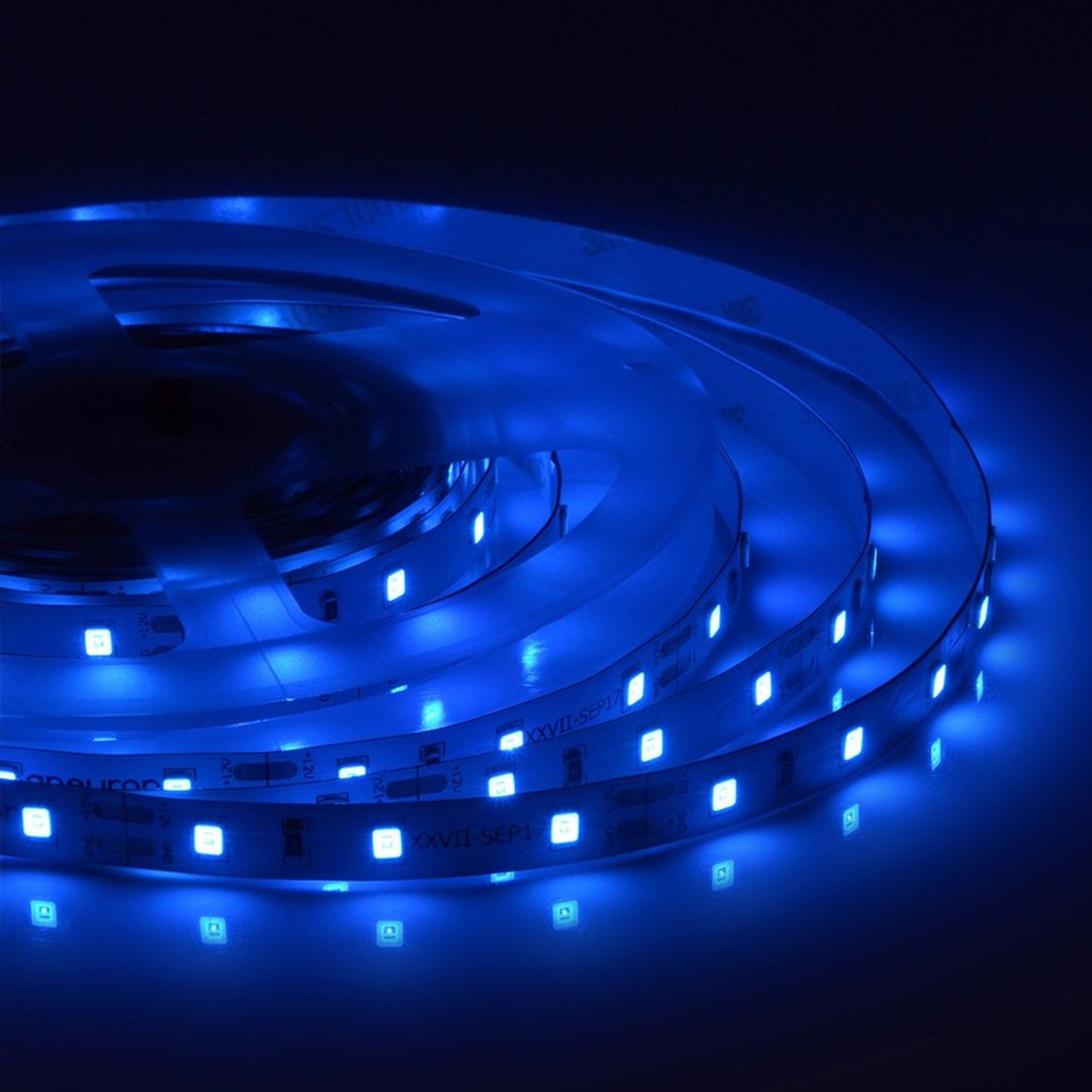 Светодиодная лента 4,8W/m 60LED/m 3528SMD синий