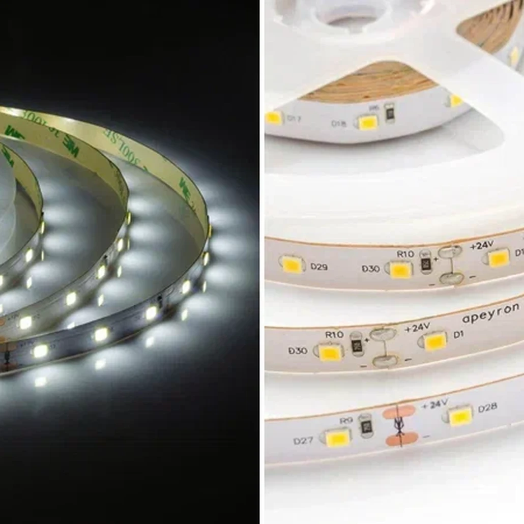 Светодиодная лента 48W/m 60Led/m 2835SMD холодный белый 5M