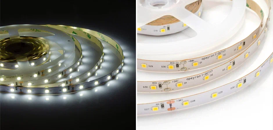 Светодиодная лента 48W/m 60Led/m 2835SMD холодный белый 5M