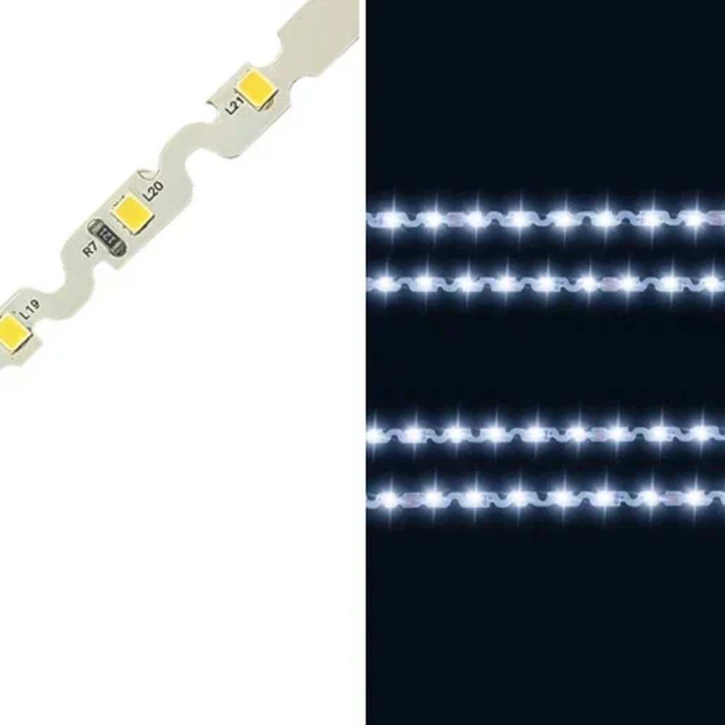 Светодиодная лента 5W/m 60LED/m 2835SMD холодный белый 5M