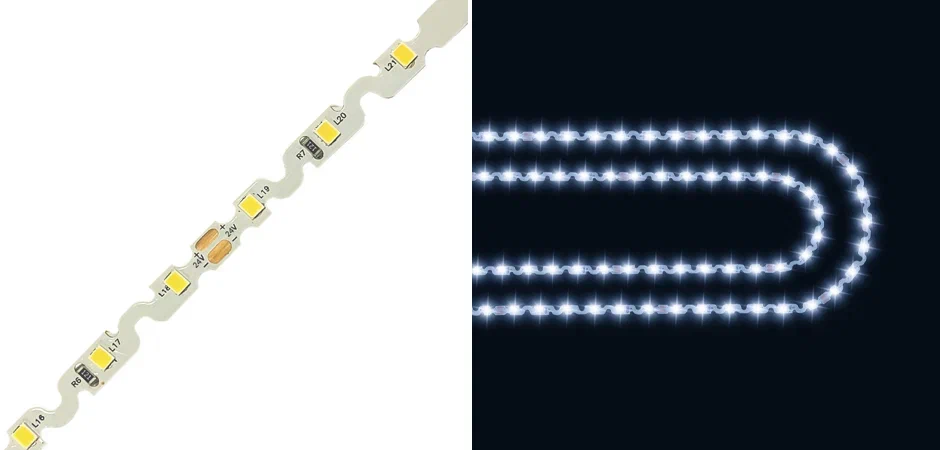 Светодиодная лента 5W/m 60LED/m 2835SMD холодный белый 5M