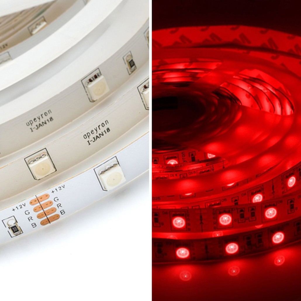 Светодиодная лента 7,2W/m 30LED/m 5050SMD разноцветная 3M