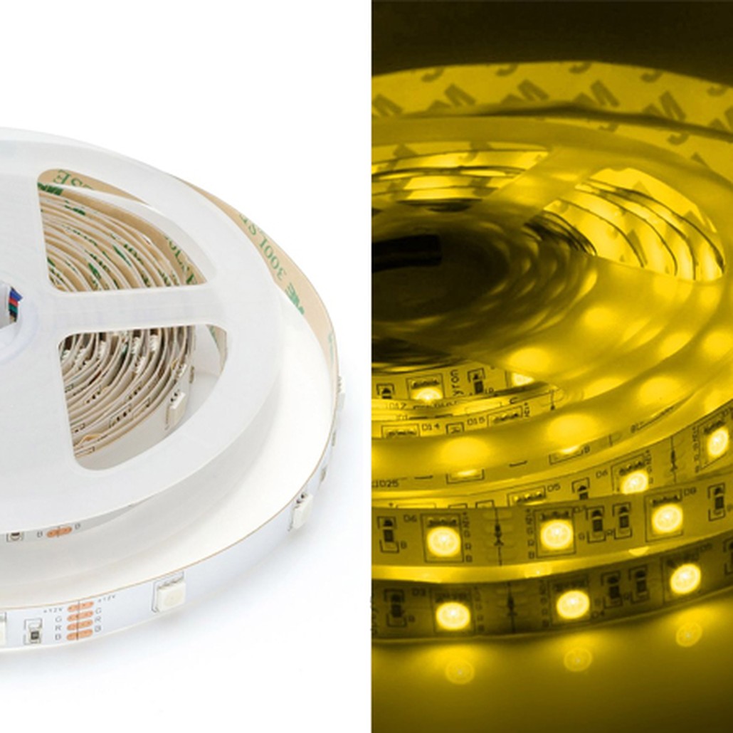 Светодиодная лента 7,2W/m 30LED/m 5050SMD разноцветная 3M