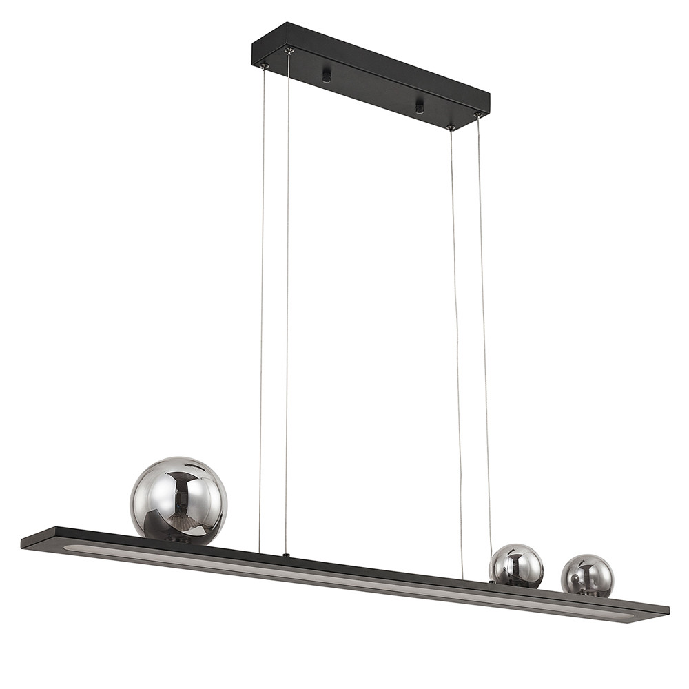 Светодиодная линейная люстра IONA Сhandelier black 103