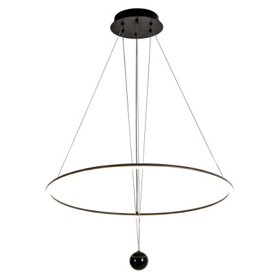 Светодиодная люстра Black LED Circle and Ball Lamp