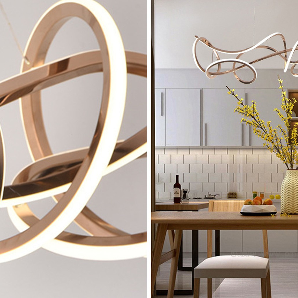 Светодиодная люстра Curly Ribbon Light