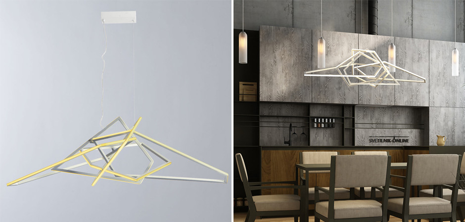 Светодиодная люстра Dimensions Белая