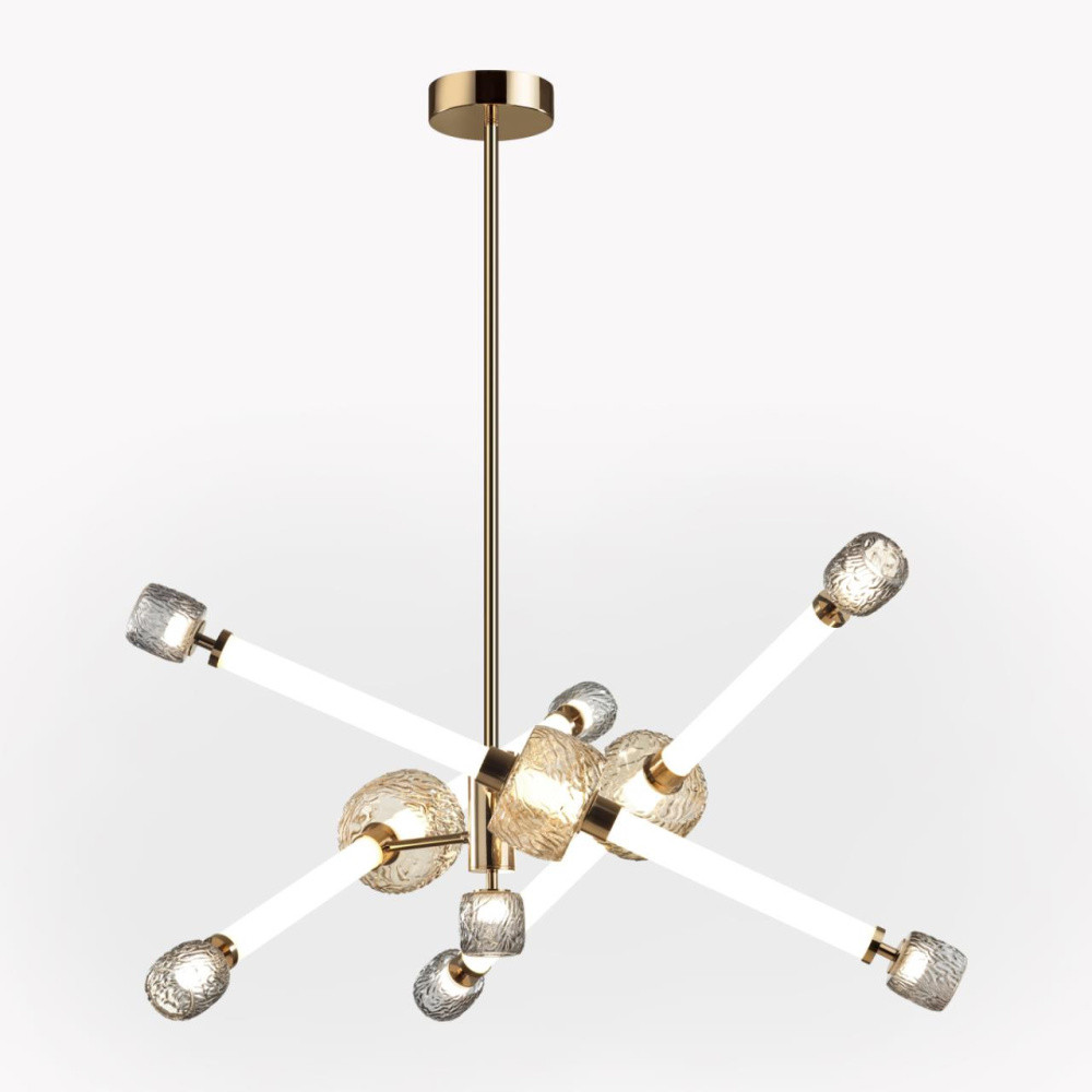 Светодиодная люстра Rovelly Gold