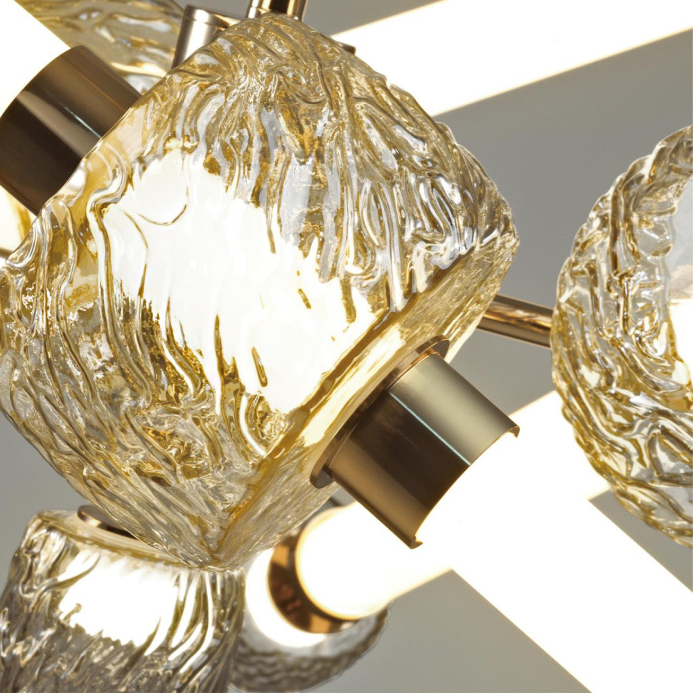 Светодиодная люстра Rovelly Gold