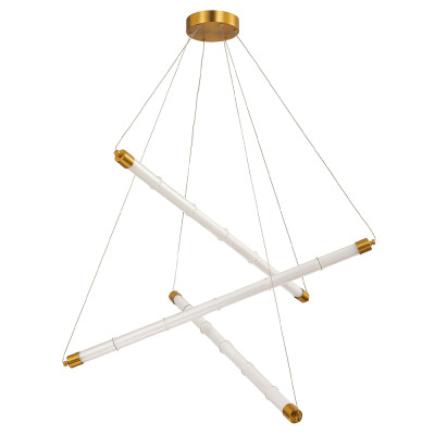 Светодиодная люстра Trumpet Tube Brass
